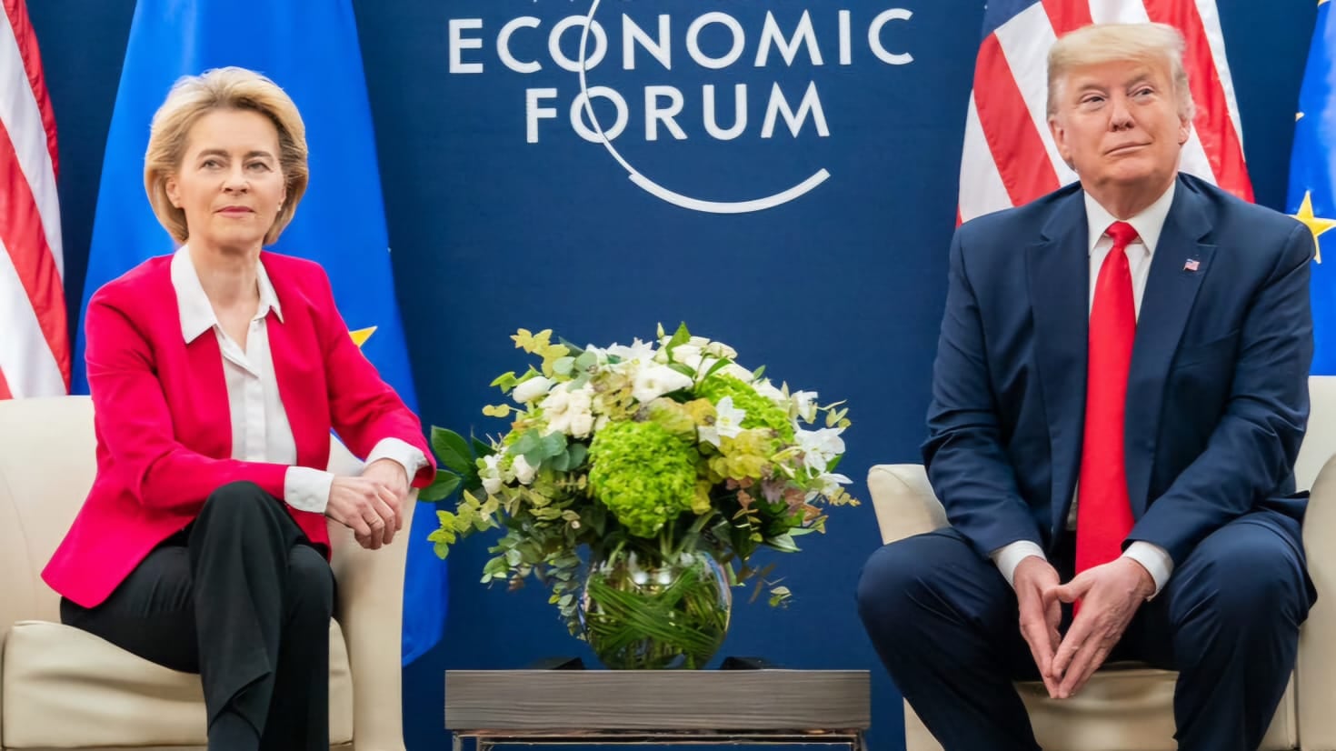 Dazi, possibile incontro Trump-von der Leyen dopo i funerali del Papa