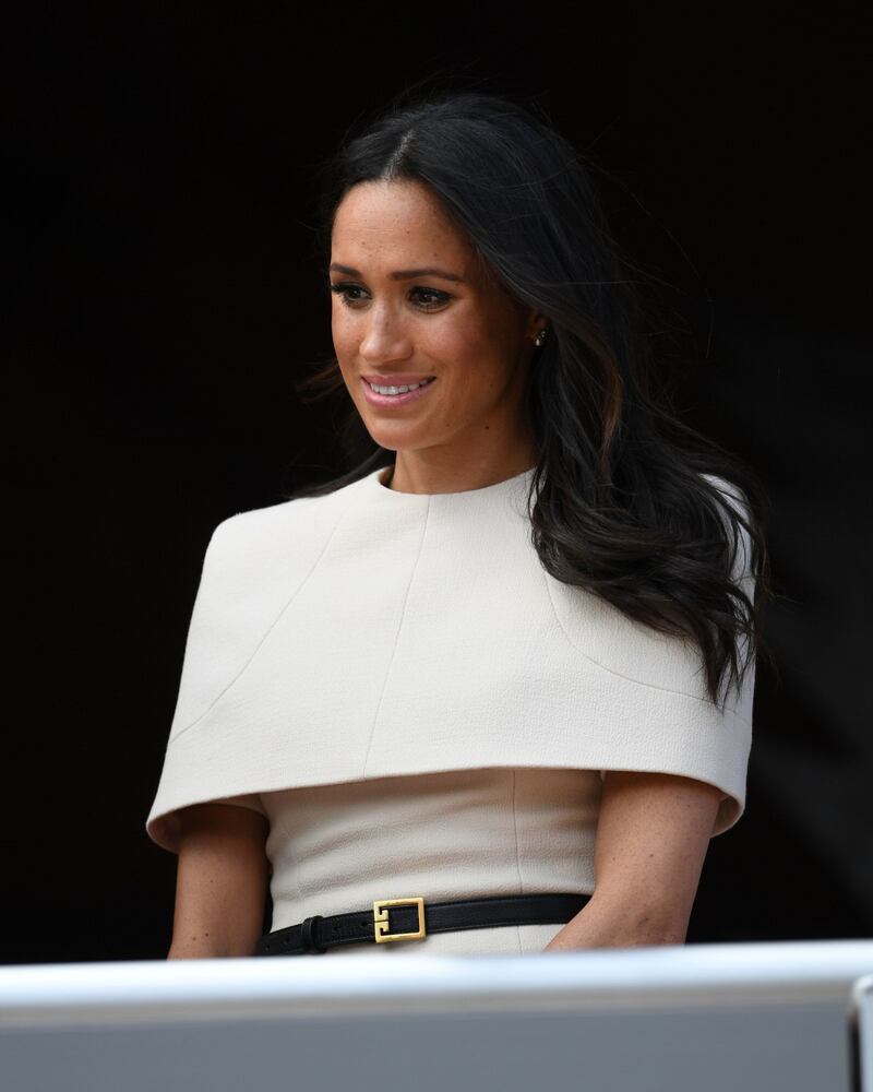 Meghan Markle raggiante con la Regina 7