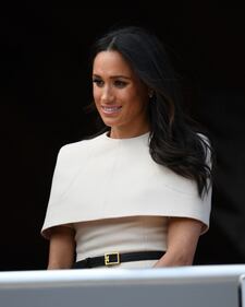 Meghan Markle raggiante con la Regina 7
