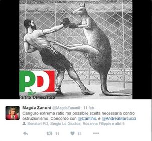 Ddl Cirinnà, il web sfotte il canguro e il Pd 4