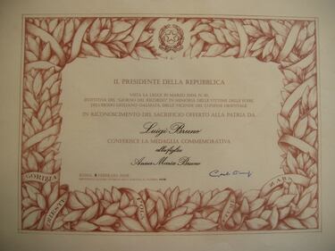Luigi Bruno, poliziotto nelle foibe vittima dei partigiani di Tito 1