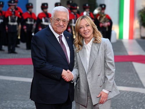 Abu Mazen ad Atreju: "Grazie all'Italia per il sostegno, vogliamo pace con due Stati"
