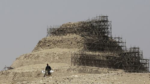 La piramide più antica d'Egitto sottoposta a restauro 2