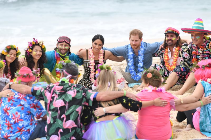 Il Principe Harry e Meghan Markle a una festa in spiaggia 2