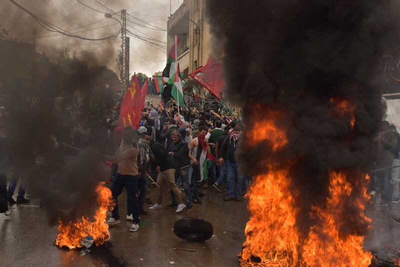 Scontri a Beirut su Gerusalemme capitale 8