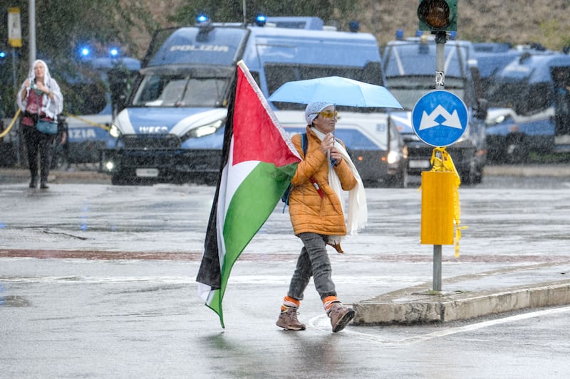 Manifestazione per la palestina di Roma 9