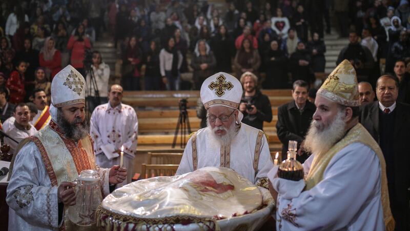 Egitto, la messa di Natale alla Chiesa di San Simeone 8