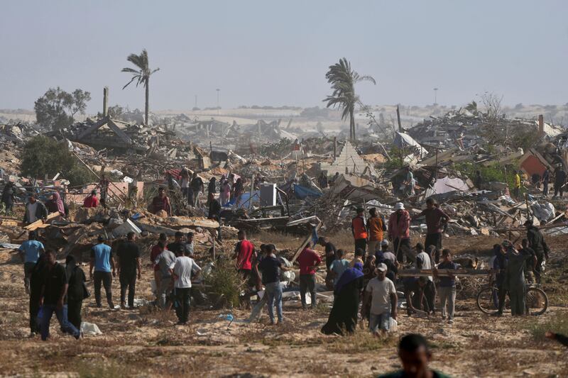 Caos aiuti a Gaza: le immagini della calca 5