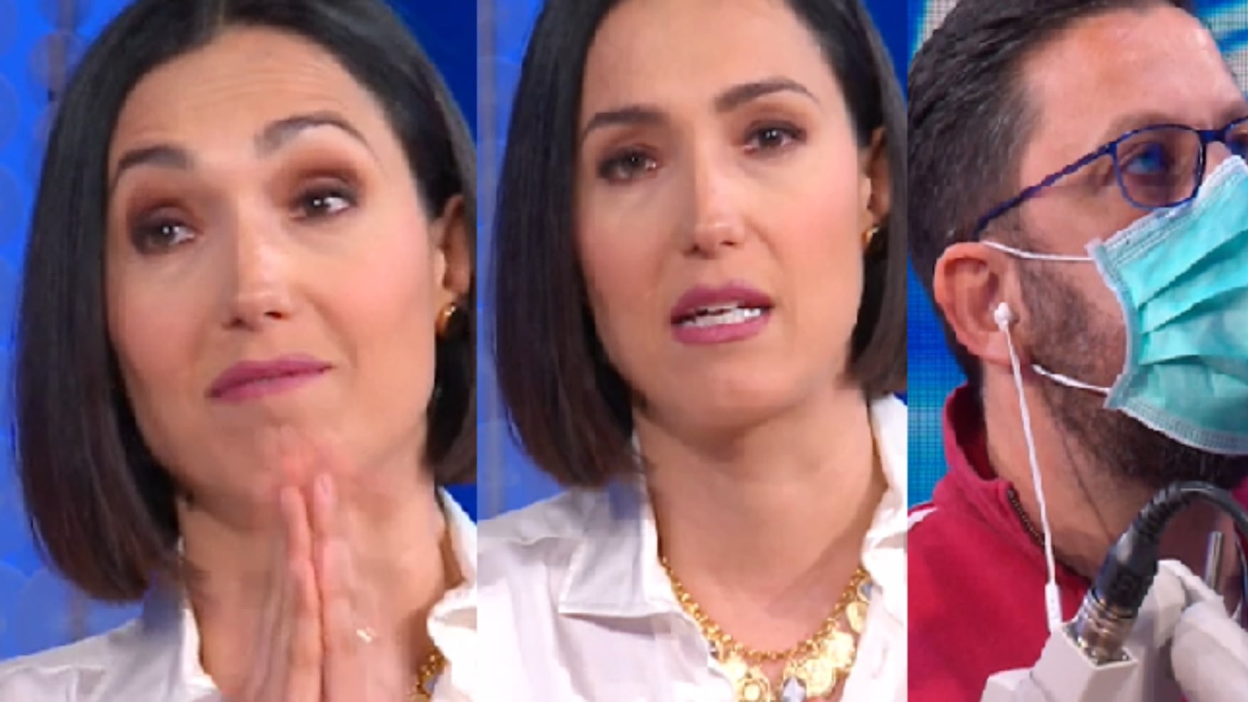 "Stiamo uniti a distanza". Caterina Balivo si commuove