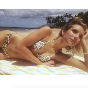 Attrici sexy in bikini e biancheria su social network 9
