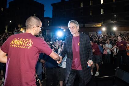 Jeremy Irons al Cinema America in solidarietà dei ragazzi aggrediti di Roma 8