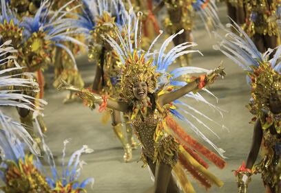 Rio, lo spettacolo delle scuole di samba 7