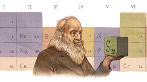 Google celebra Dmitri Mendeleev, padre della tavola periodica degli elementi