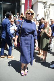 Abito sexy per Emma Marrone alla sfilata di Ferragamo 20
