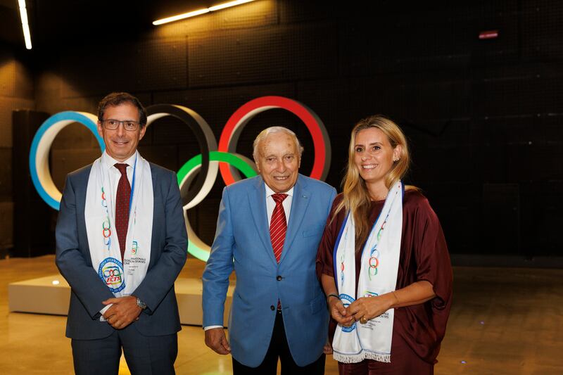 Inaugurazione mostra olimpidi a Malpensa