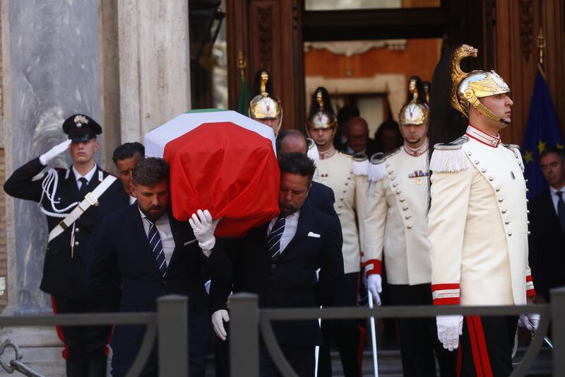 Funerali laici di Stato di Giorgio Napolitano 1