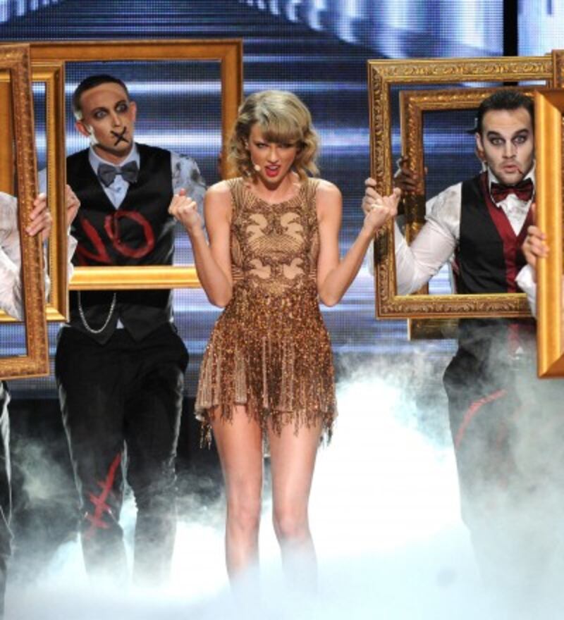 La bella Taylor Swift ai Music Awards 9