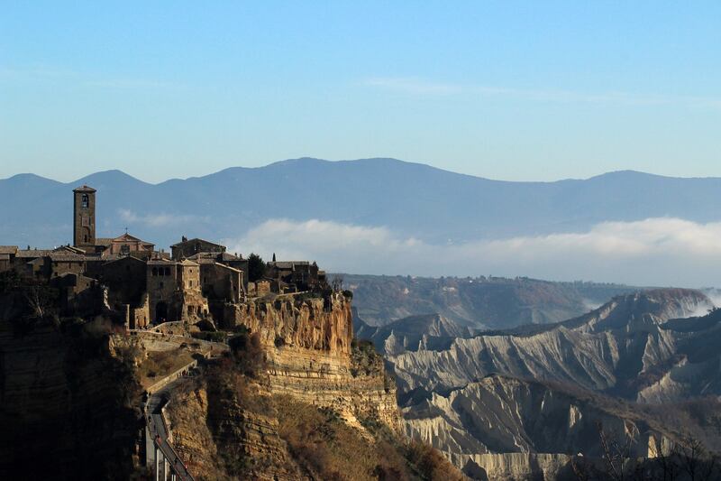 Civita di Bagnoregio, valle dei Calanchi