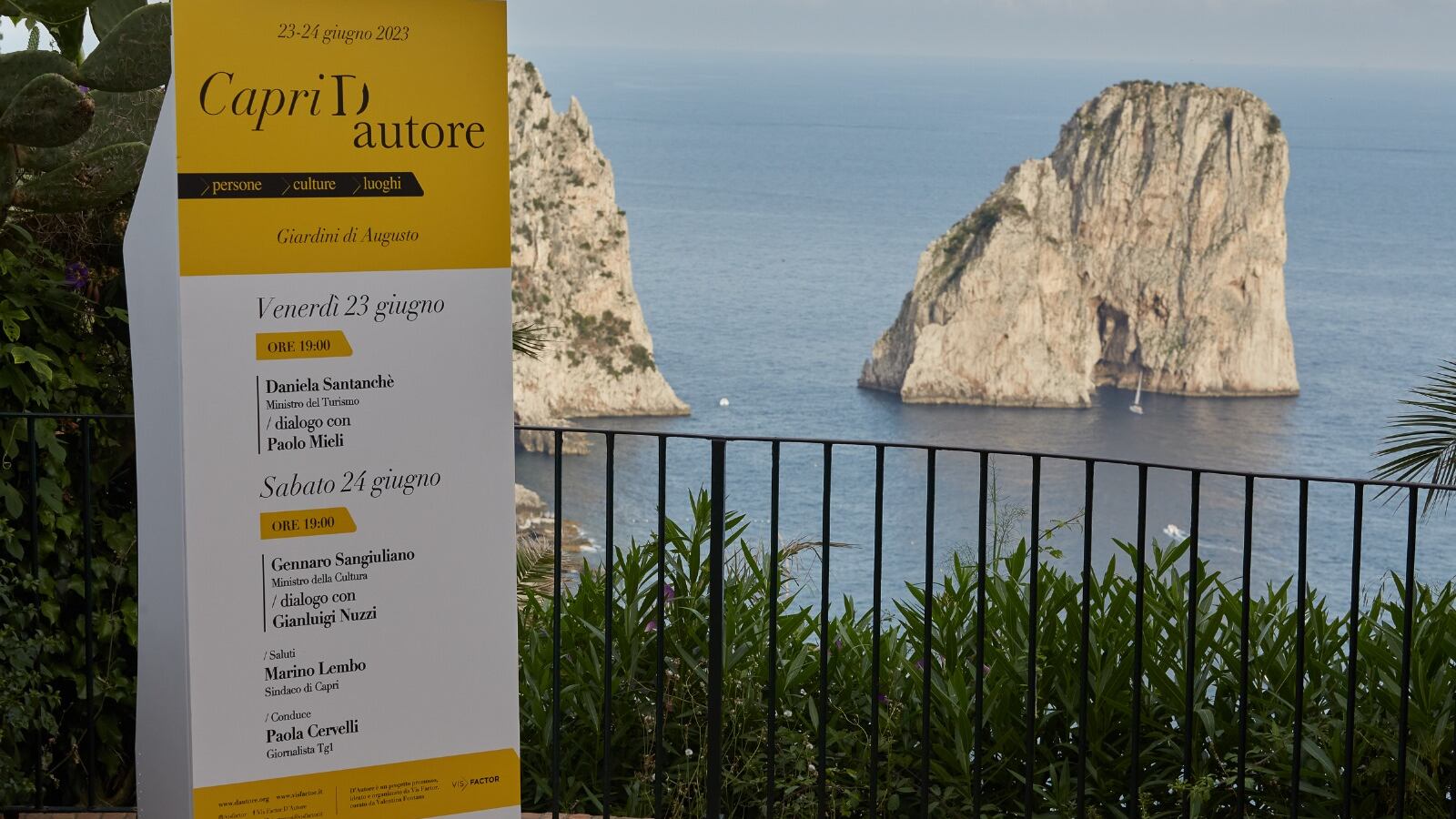 Le storie che scandiscono il nostro tempo ripartono da Capri, con la 2a edizione di "Capri D'Autore"
