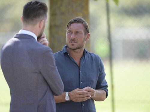 Francesco Totti e l'inizio della sua nuova vita da dirigente della Roma