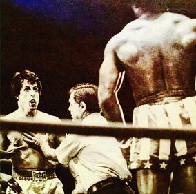 Sylvester Stallone nelle foto di scena di Rocky 21