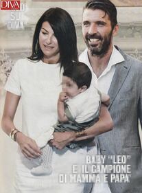 Gigi Buffon e Ilaria D'Amico: le foto del battesimo di Leopoldo Mattia 1