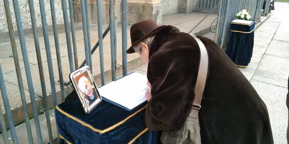 I funerali di Piero Rattazzo nella basilica di Sant'Eustorgio 3