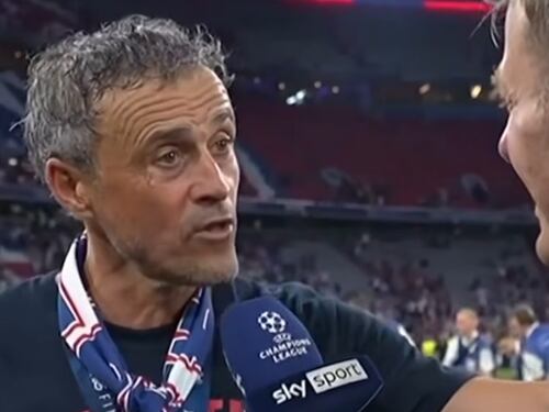 Luis Enrique, Xana e l'unica domanda che farei