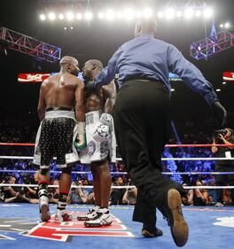Il match tra Floyd Mayweather e Andre Berto 2