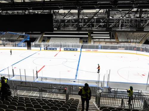 Fondazione Fiera presenta la nuova pista olimpica di hockey su ghiaccio