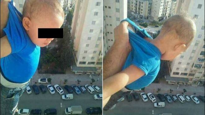 Algeria, appende il figlio fuori dalla finestra per mille like su Facebook