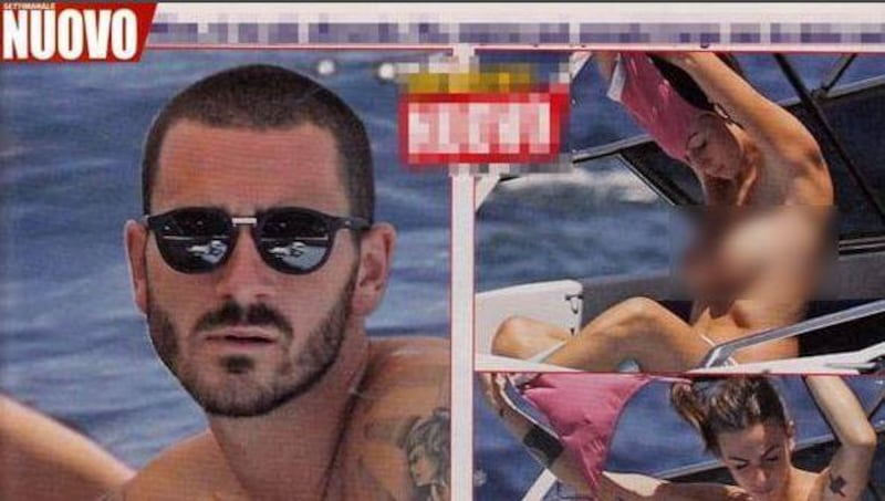 Topless lady Bonucci
