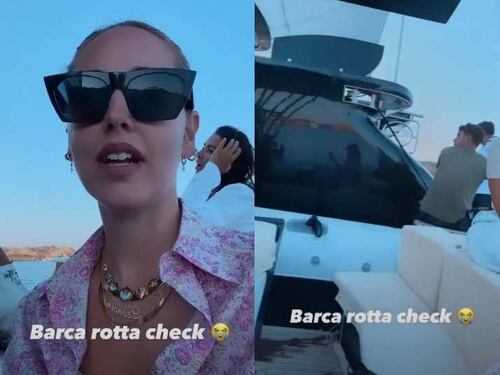 La barca è in avaria: finisce male per Chiara Ferragni