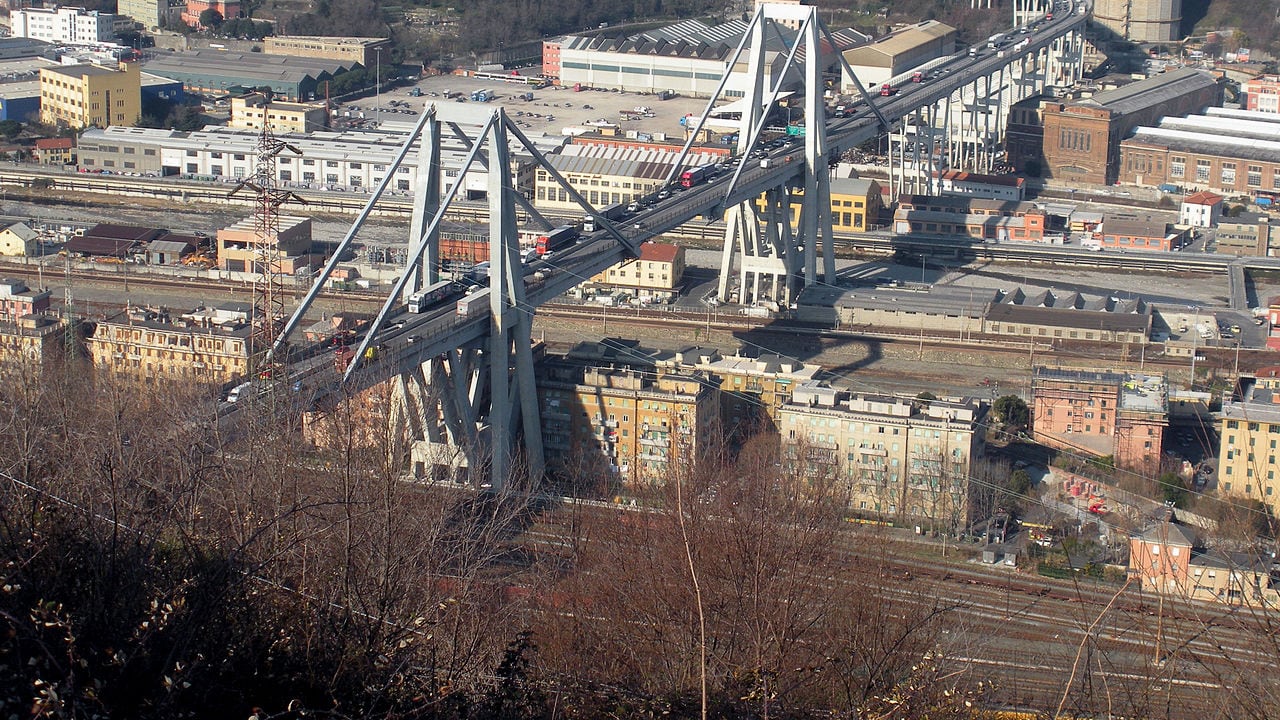 Genova, ecco il ponte Morandi com'era