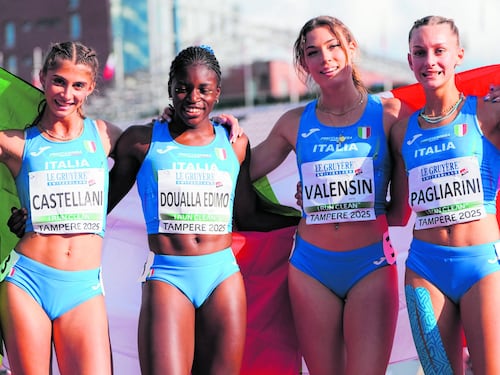 Kelly trascina la 4x100 e la giovine Italia che vince