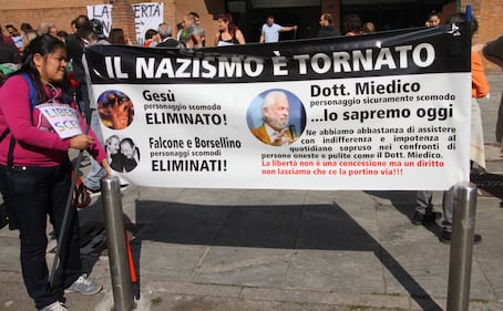 Vaccini, la manifestazione delle mamme no-vax 6