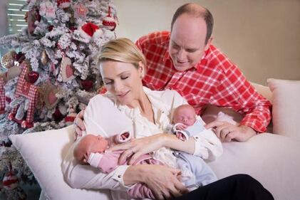 Le prime foto dei gemellini di Alberto e Charlene di Monaco 2
