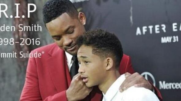 "Il figlio di Will Smith si è suicidato": annuncio (falso) sul web