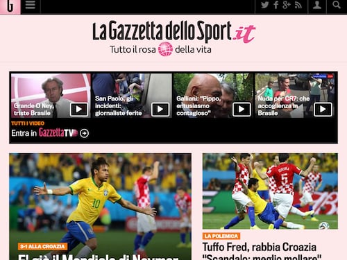 Il "furto" del Brasile sui principali quotidiani