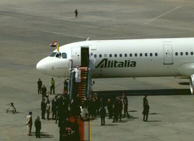 Papa Francesco arriva al Cairo 8
