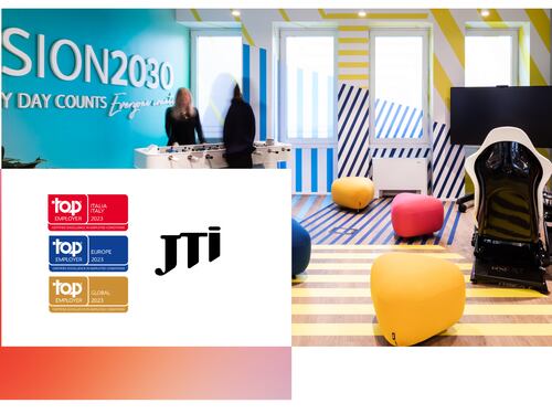 JTI Italia Top Employer per il 13esimo anno consecutivo