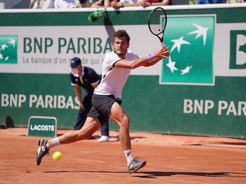 Anche i tennisti sudano