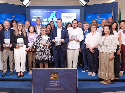 Comunicato Stampa: CRV - Presentato in Consiglio regionale il libro di Giorgia Miazzo “Migrazioni italiane in Europa"
