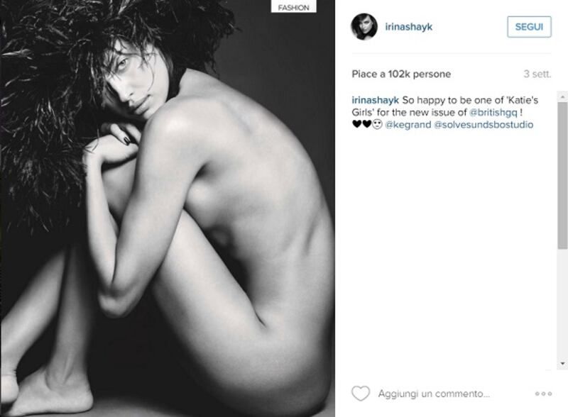 Irina Shayk nuda su Instagram: foto 6