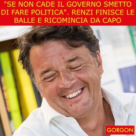 Ecco la satira del giorno. Renzi finisce le balle 1