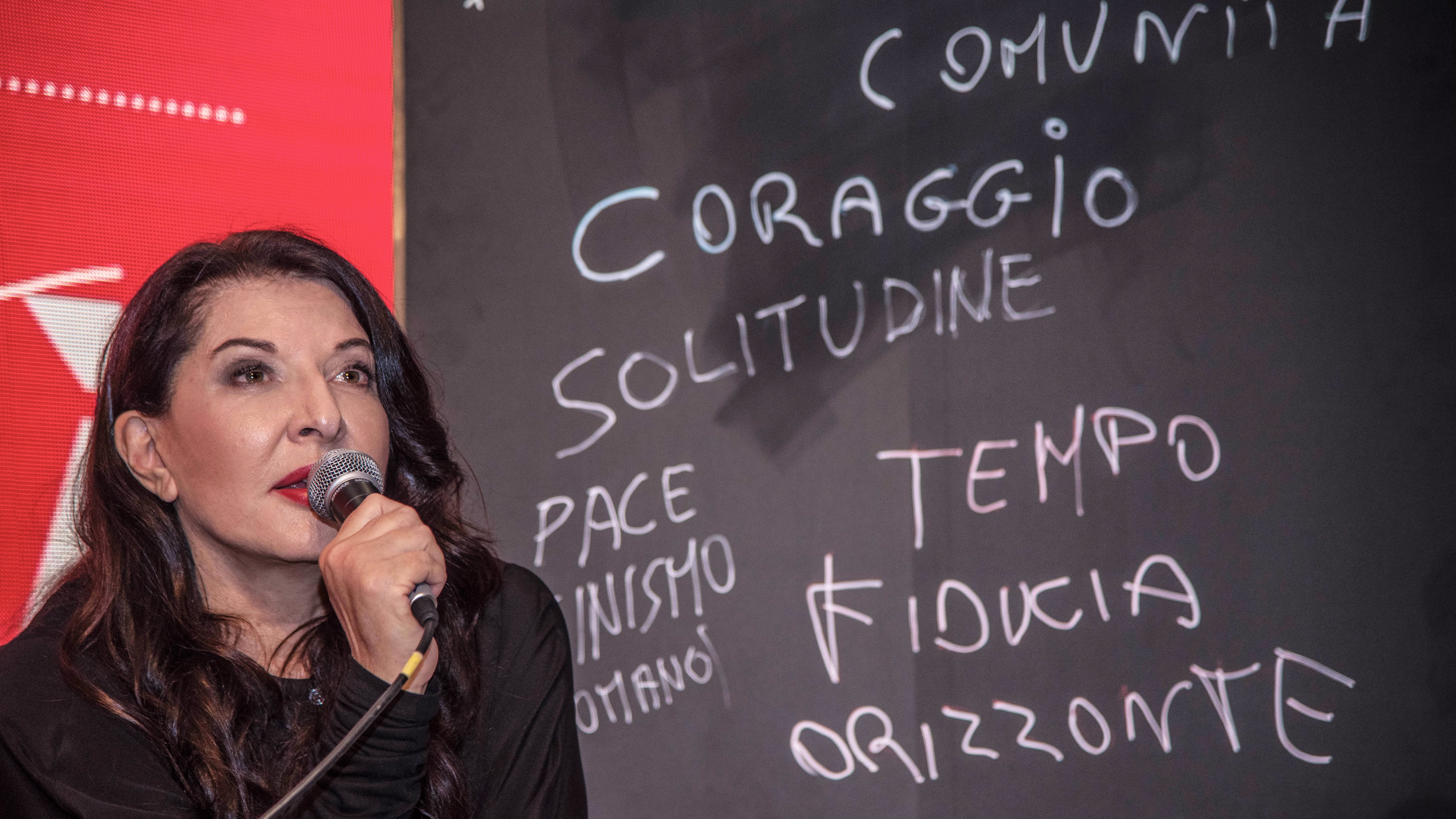 Marina Abramovic: "L'artista come un piatto con ingredienti diversi"