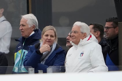 Mattarella assiste al SuperG 13