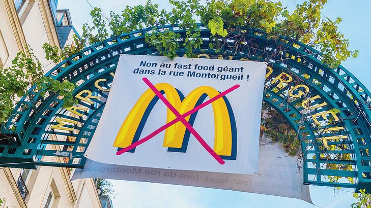 Ostriche contro hamburger: "A Oléron mai McDonald's"