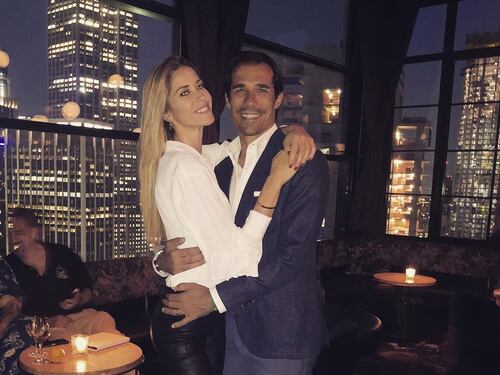 Elena Santarelli e Bernardo Corradi festeggiano a New York l'anniversario di nozze