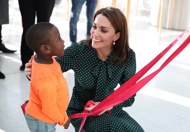 Kate Middleton e il Principe William con i bimbi in ospedale: foto 8